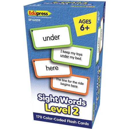EDUPRESS Sight Words Flash Cards - Level 2 TCR62059